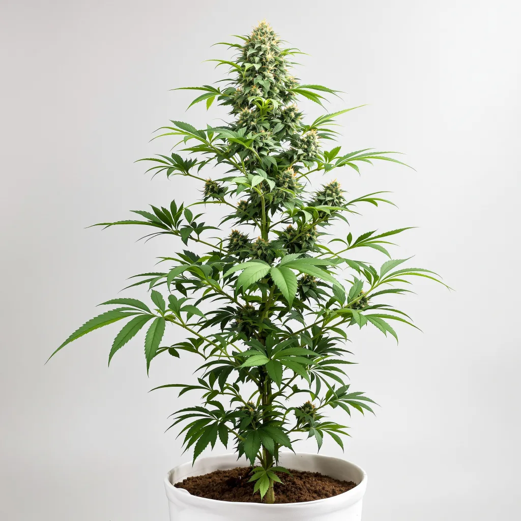 Willie Nelson cannabis bud close-up showing open-bud structure with orange pistils