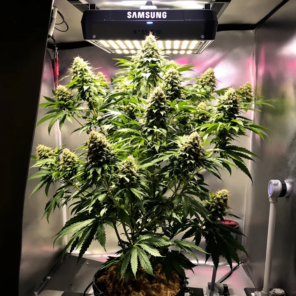 Wonder Woman cannabis plant in flowering stage, 60-100 cm autoflower