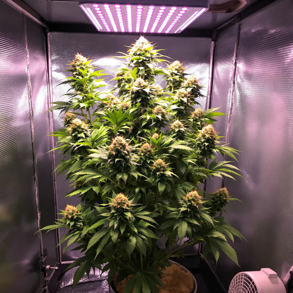 WTF cannabis plant in flowering stage, 60-100 cm autoflower
