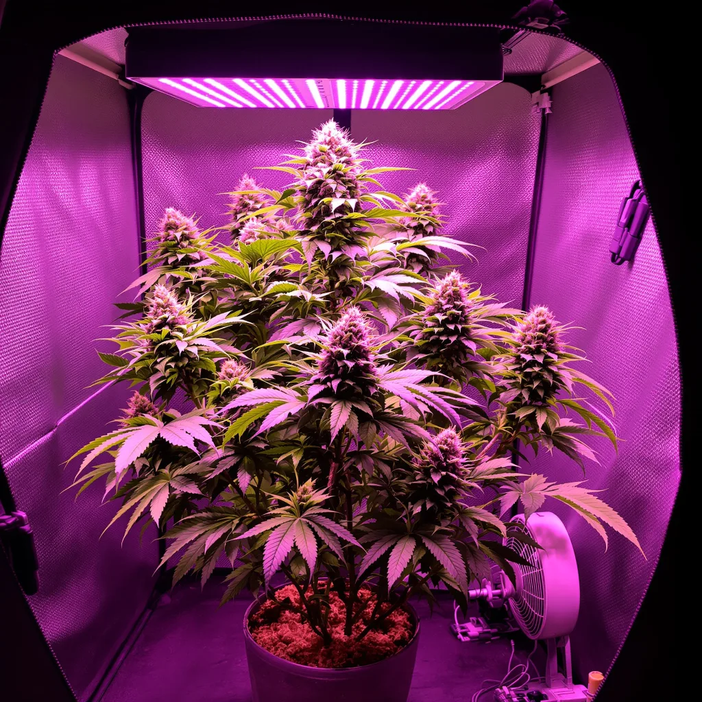 Zombie Kush cannabis plant in flowering stage, 90-130 cm feminized