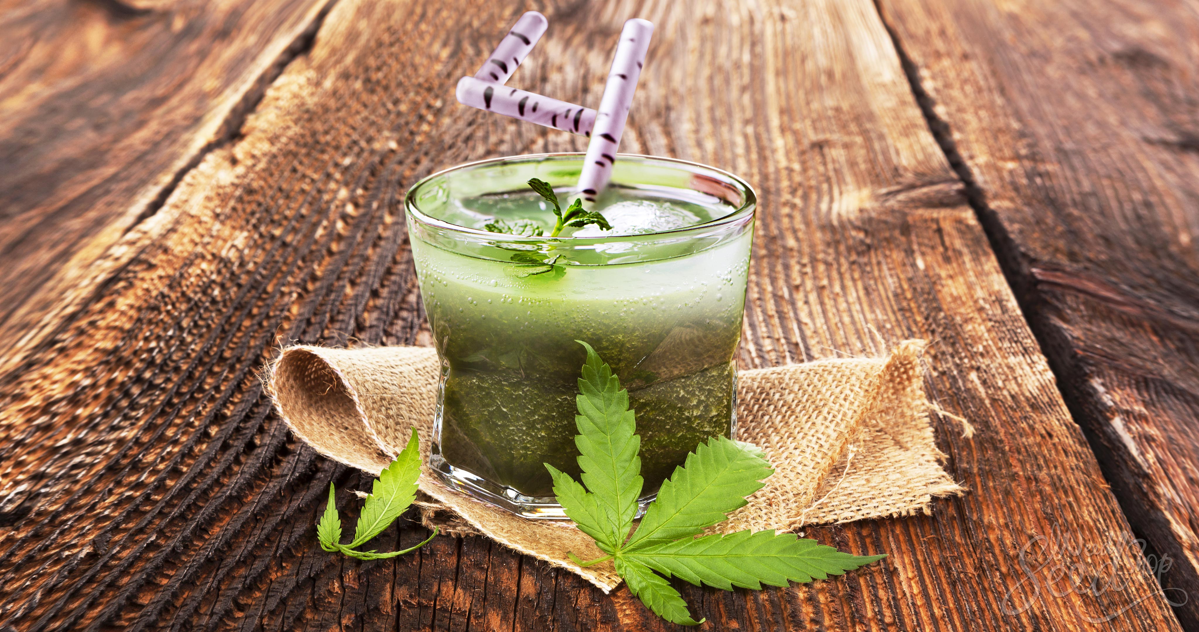 Cannabis infused cocktail