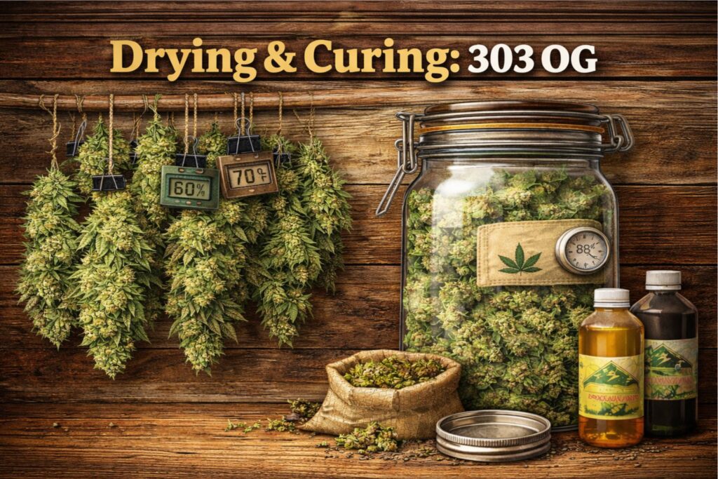 303 OG cure for best flavor