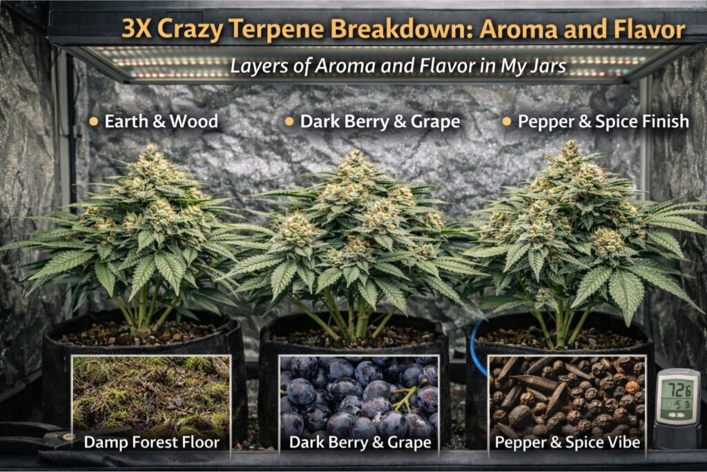 3X Crazy terpene breakdown