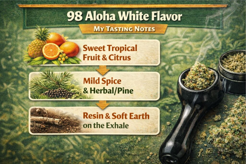 98 Aloha White flavor