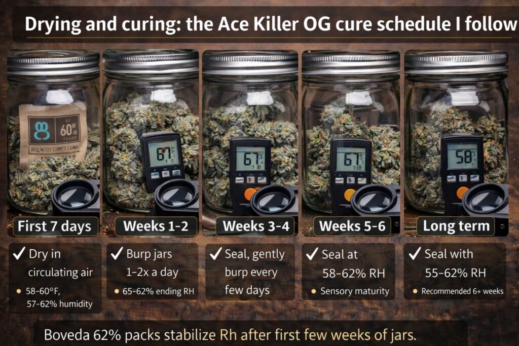 Ace Killer OG cure schedule