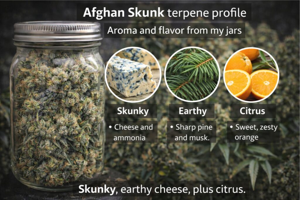 Afghan Skunk terpene profile