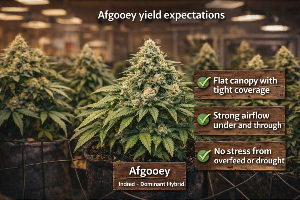Afgooey yield expectations