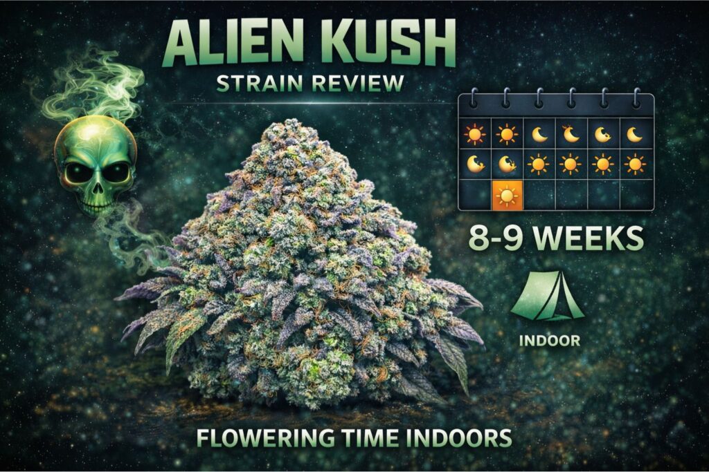 Alien-Kush flowering time indoors