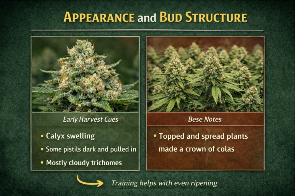 Appearance and bud structure