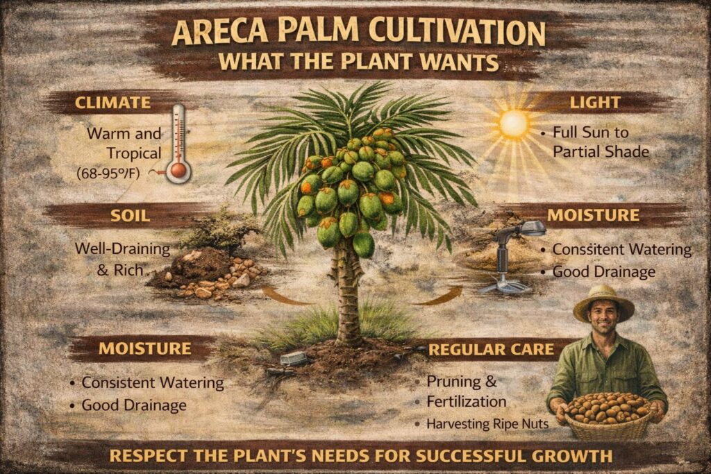 areca palm cultivation