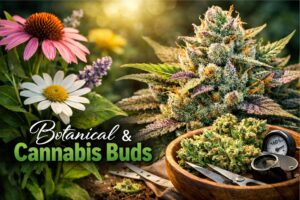 botanical and cannabis buds