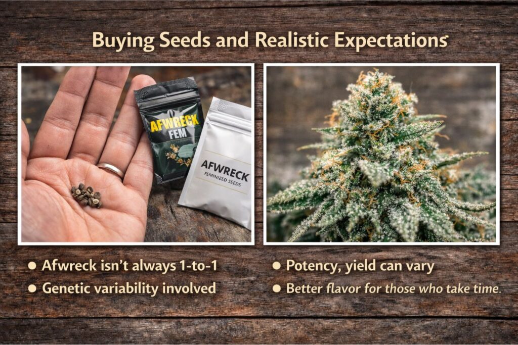 Buying seeds and realistic expectations