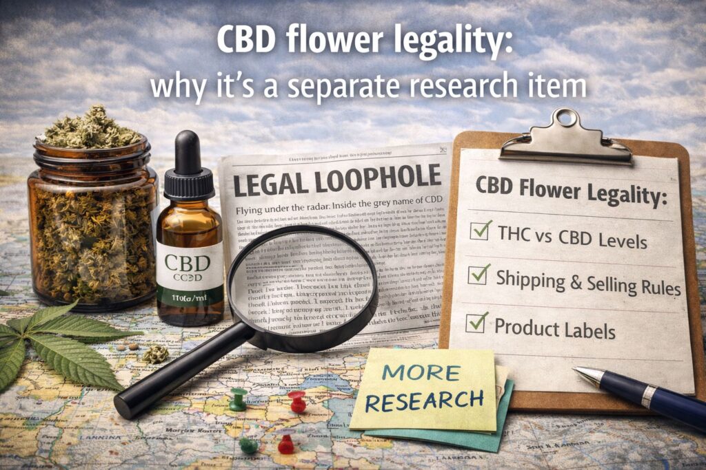 cbd flower legality