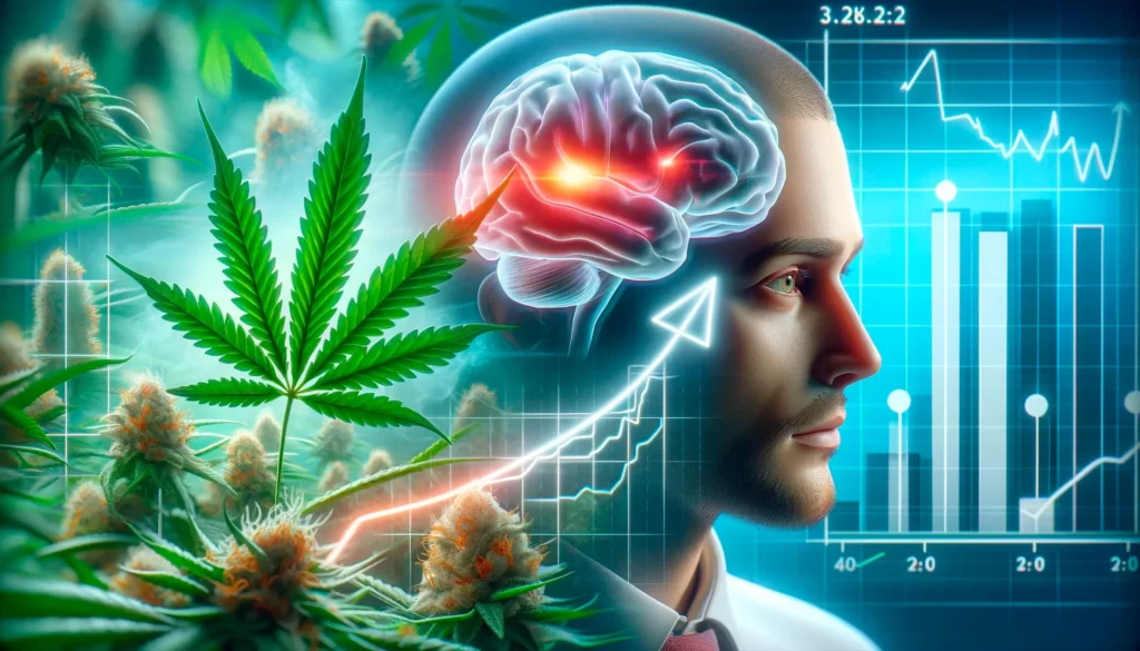 Cannabis Use Disorder Art Concept