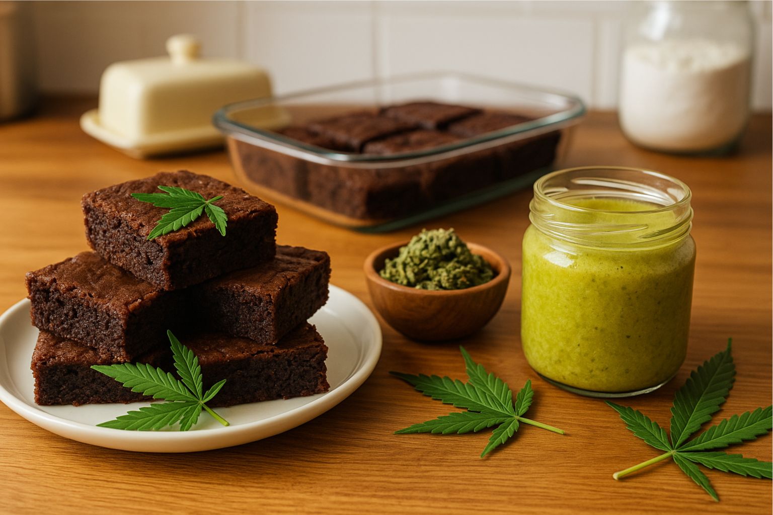cannabis edibles and cannabutter making