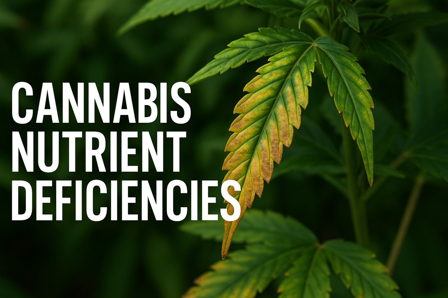 Cannabis Nutrient Deficiencies