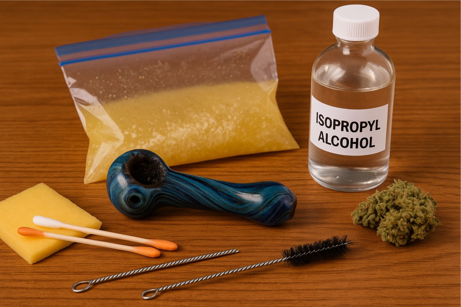 cannabis pipe cleaning