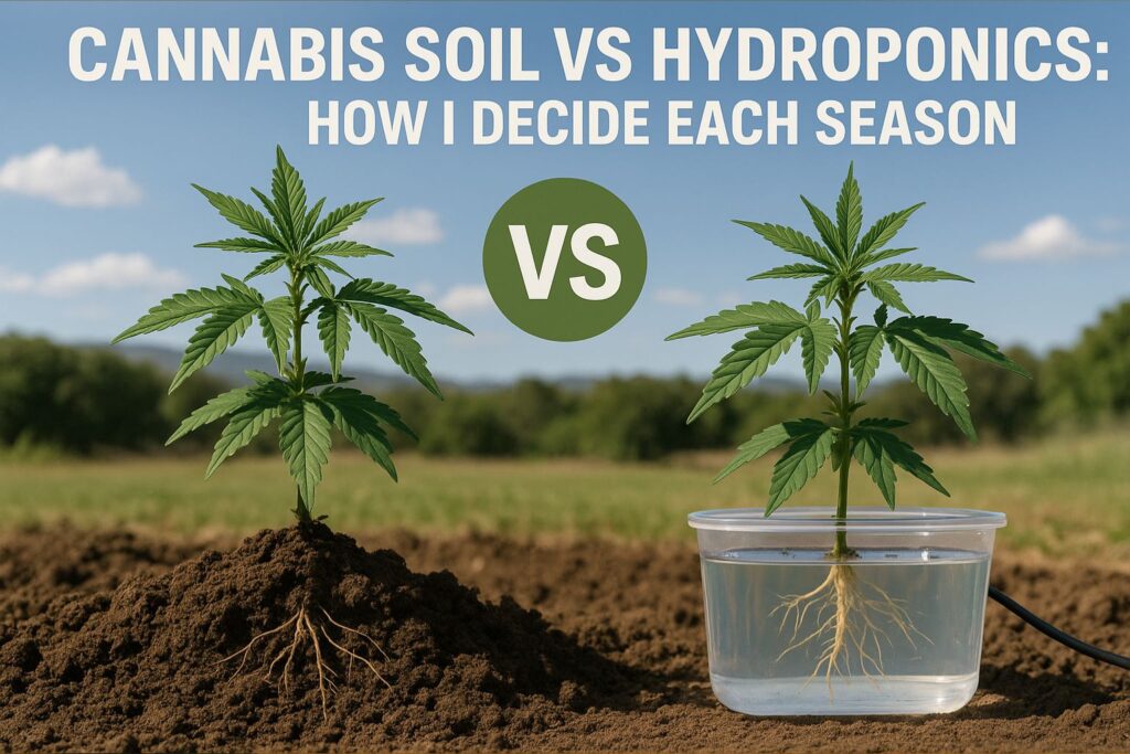 cannabis soil vs hydroponics