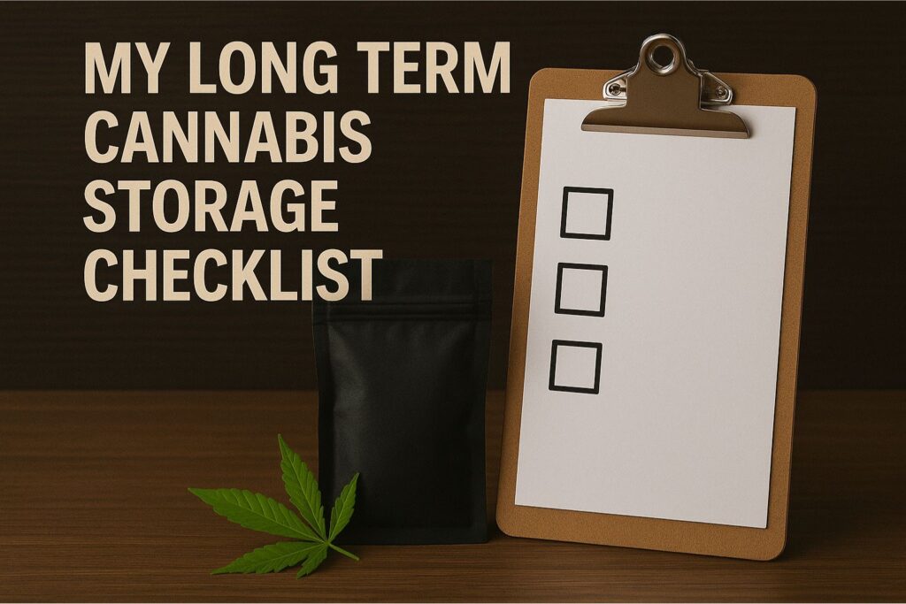 long term cannabis storage