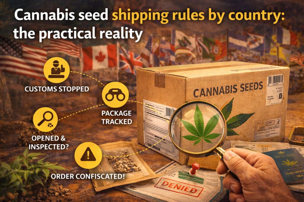cannabis seed shipping rules by country
