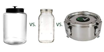 curing jars for weed