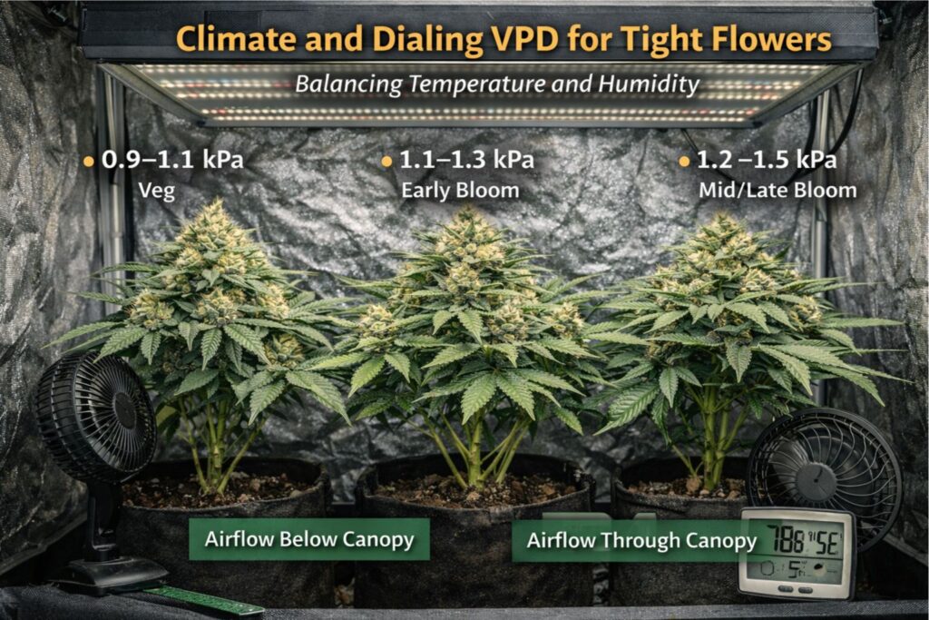 dialing VPD for tight flowers