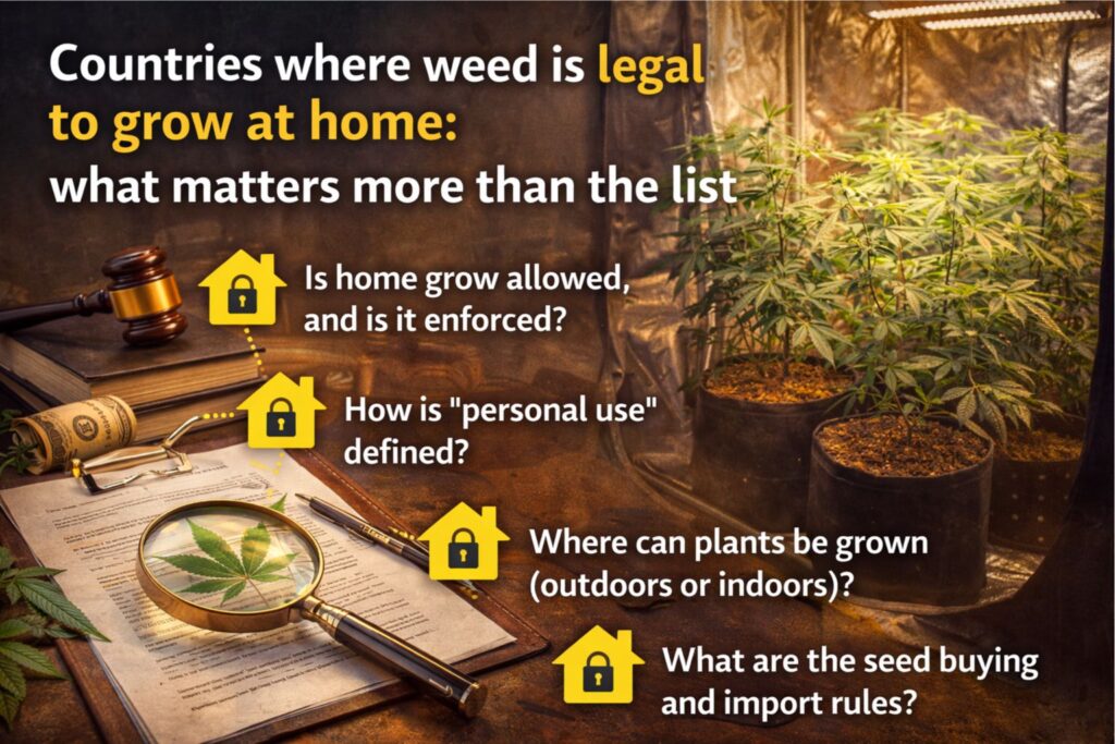 countries where weed is legal to grow at home