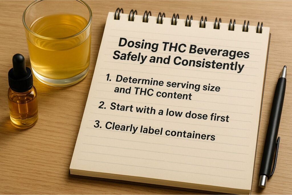 dosing THC beverages