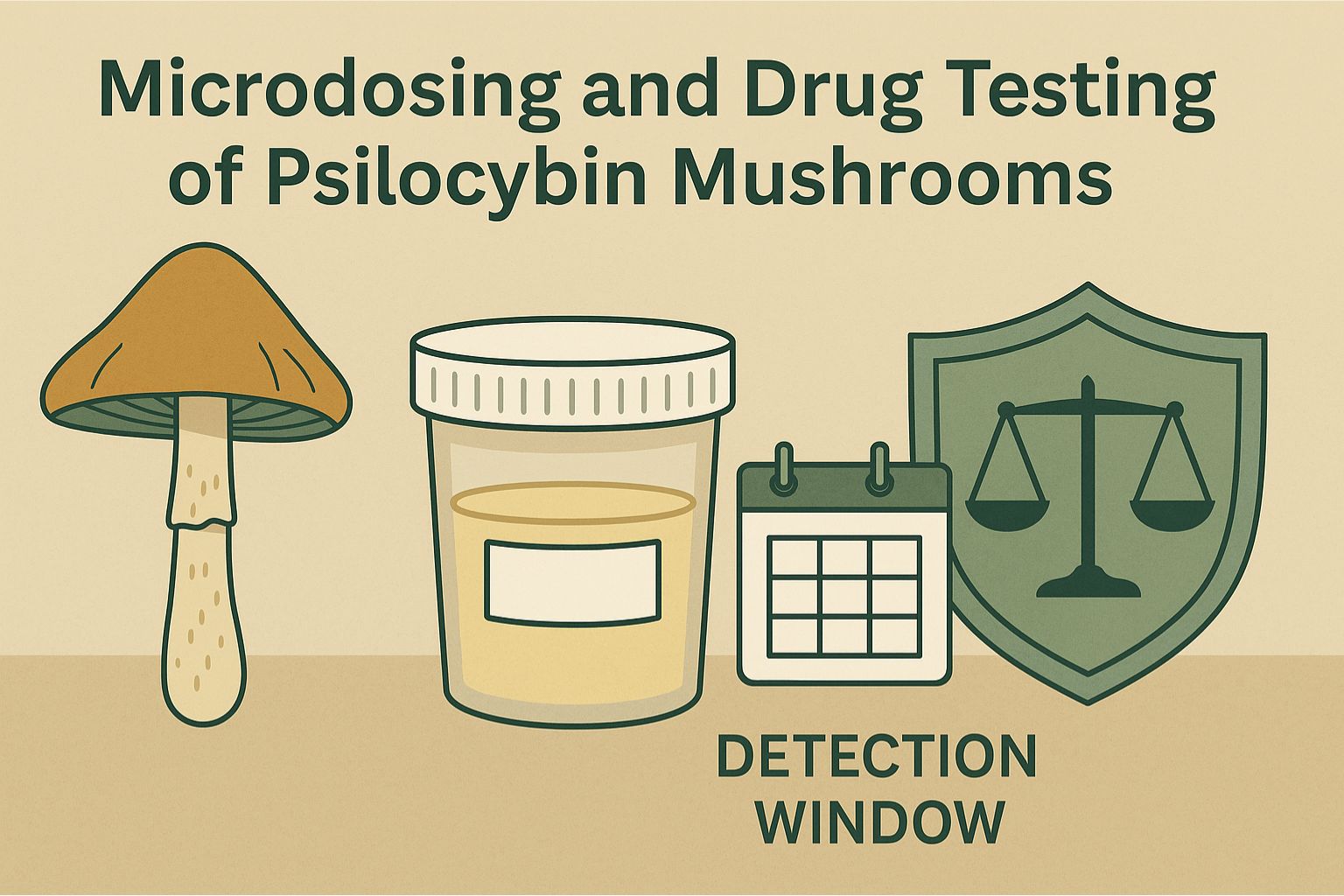 microdosing psilocybin and drug testing