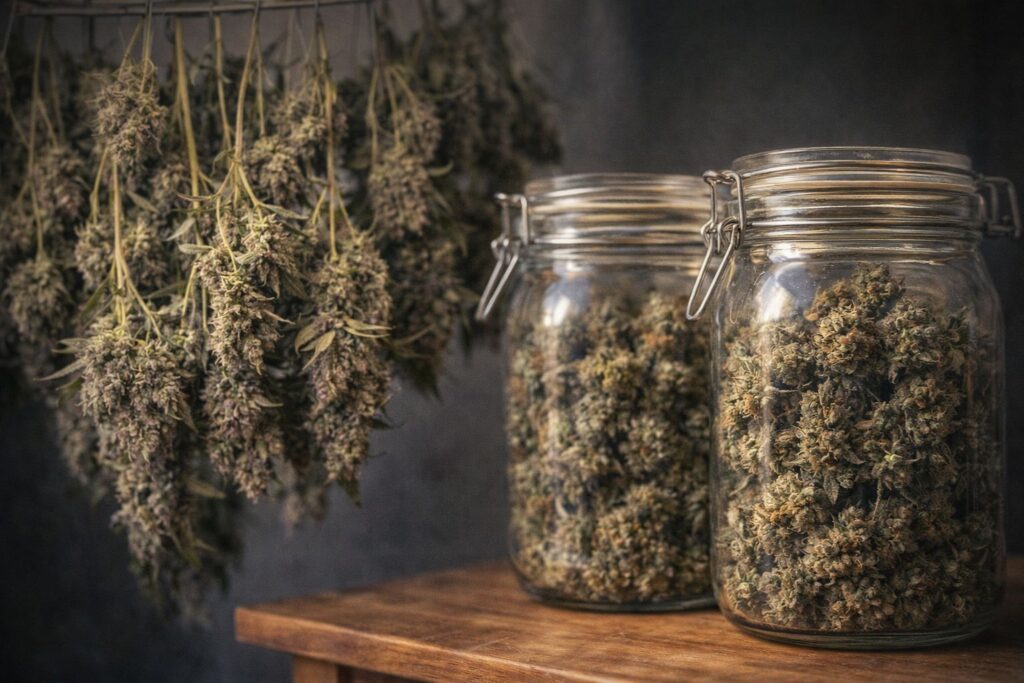 dry and cure routine