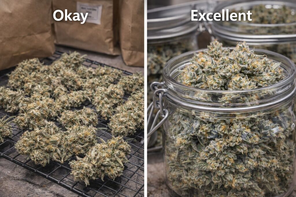 slow dry cure method