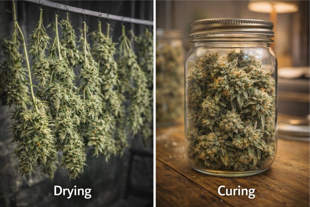 dry room humidity targets for marijuana