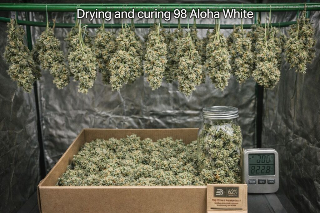 drying and curing 98 Aloha White