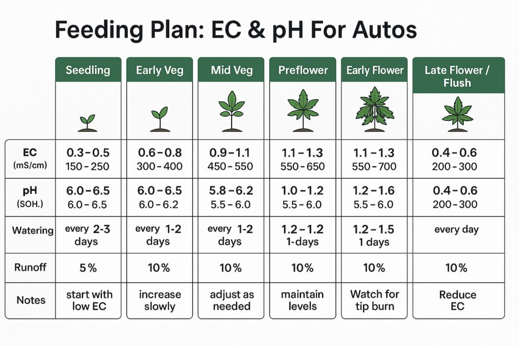 EC and PH for autos