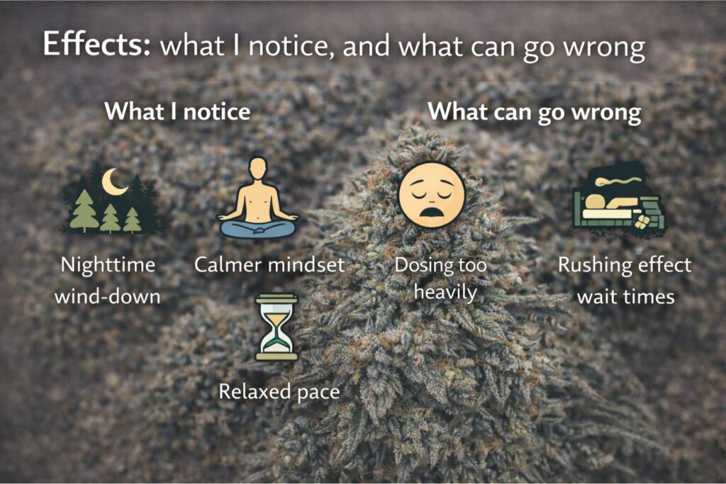 nighttime wind-down feel