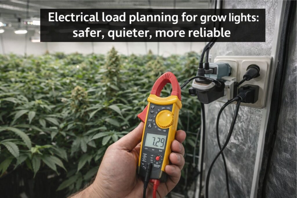 electrical load planning for grow lights