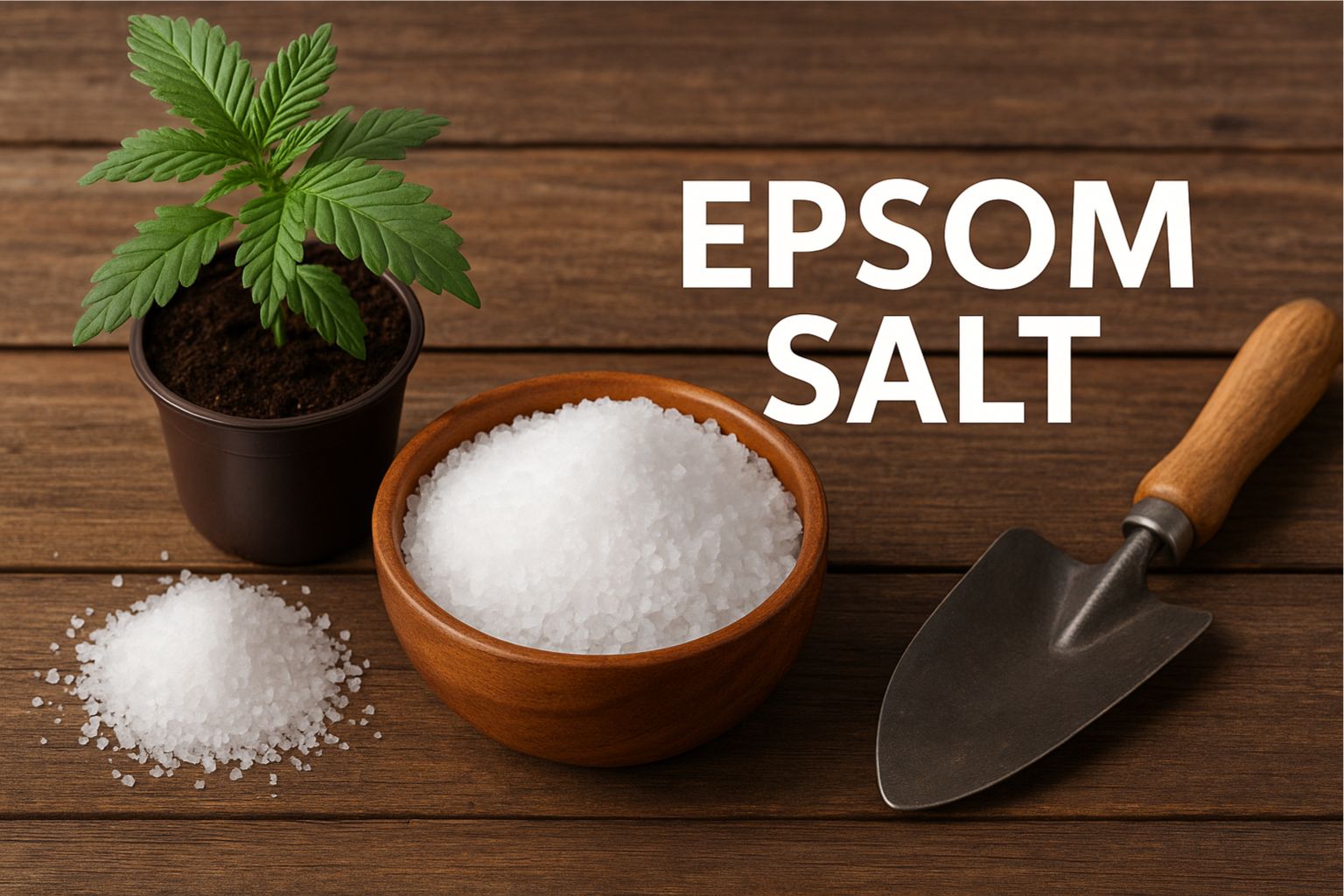 Epsom salt for cannabis plants