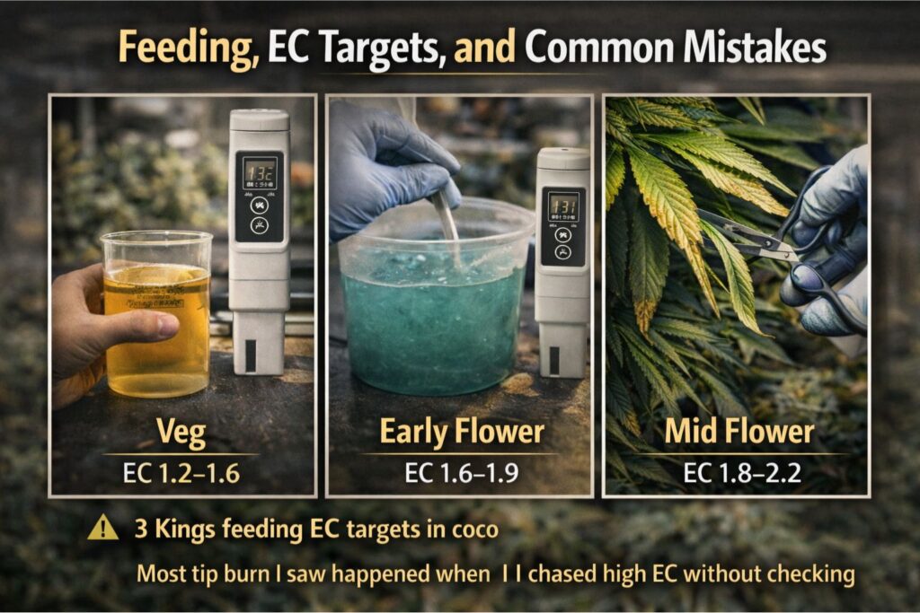 3 Kings feeding EC targets