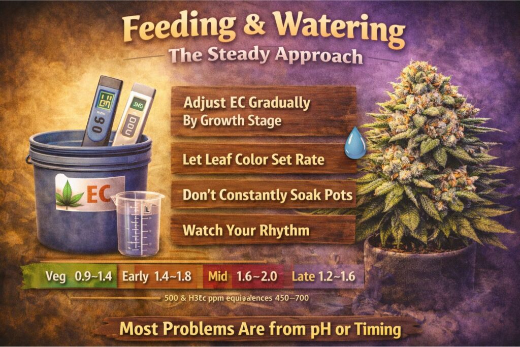 Feeding and watering