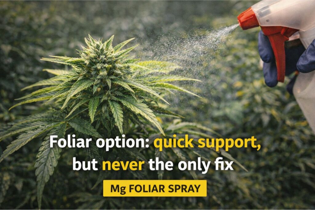 foliar magnesium mist at lights-off