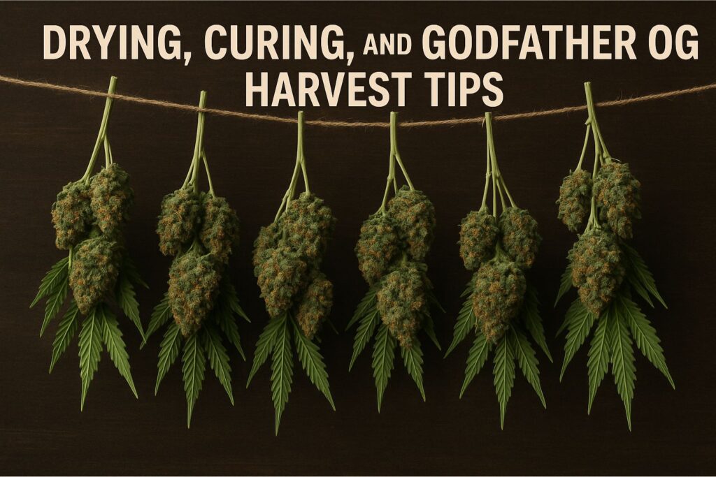 Godfather OG harvest tips