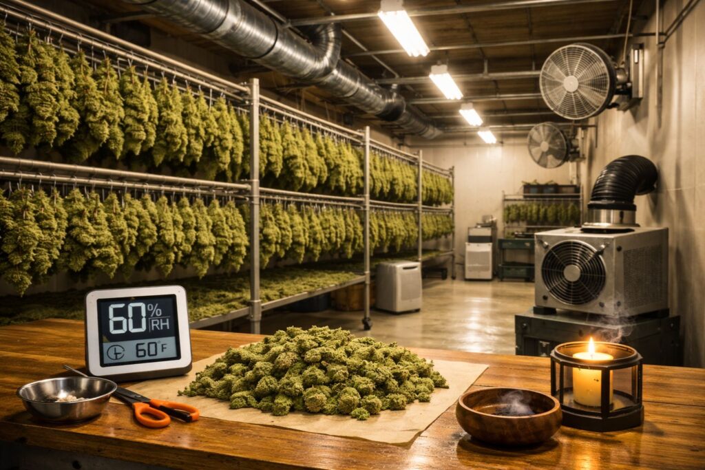 harvest quality drying room routine