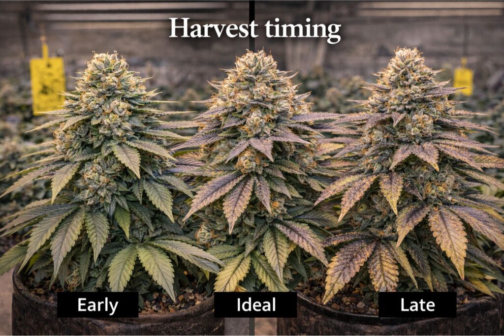 Harvest timing 10