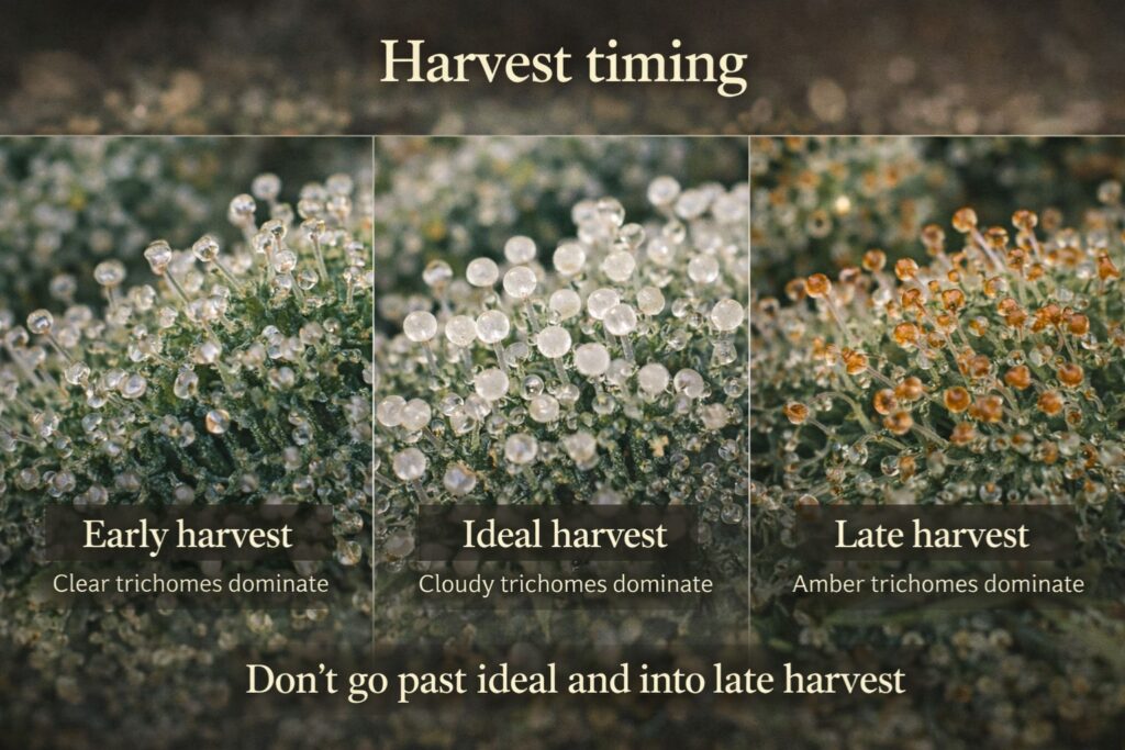 Harvest timing 13