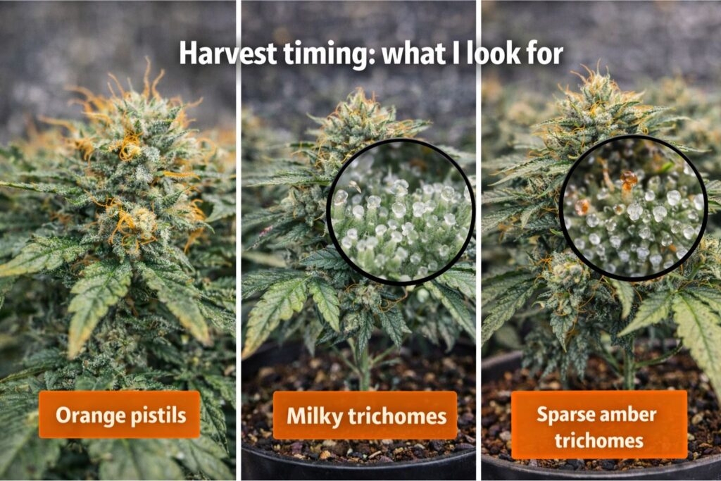 Harvest timing 14