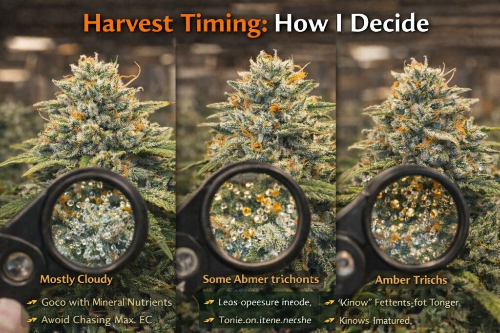 Harvest timing 15