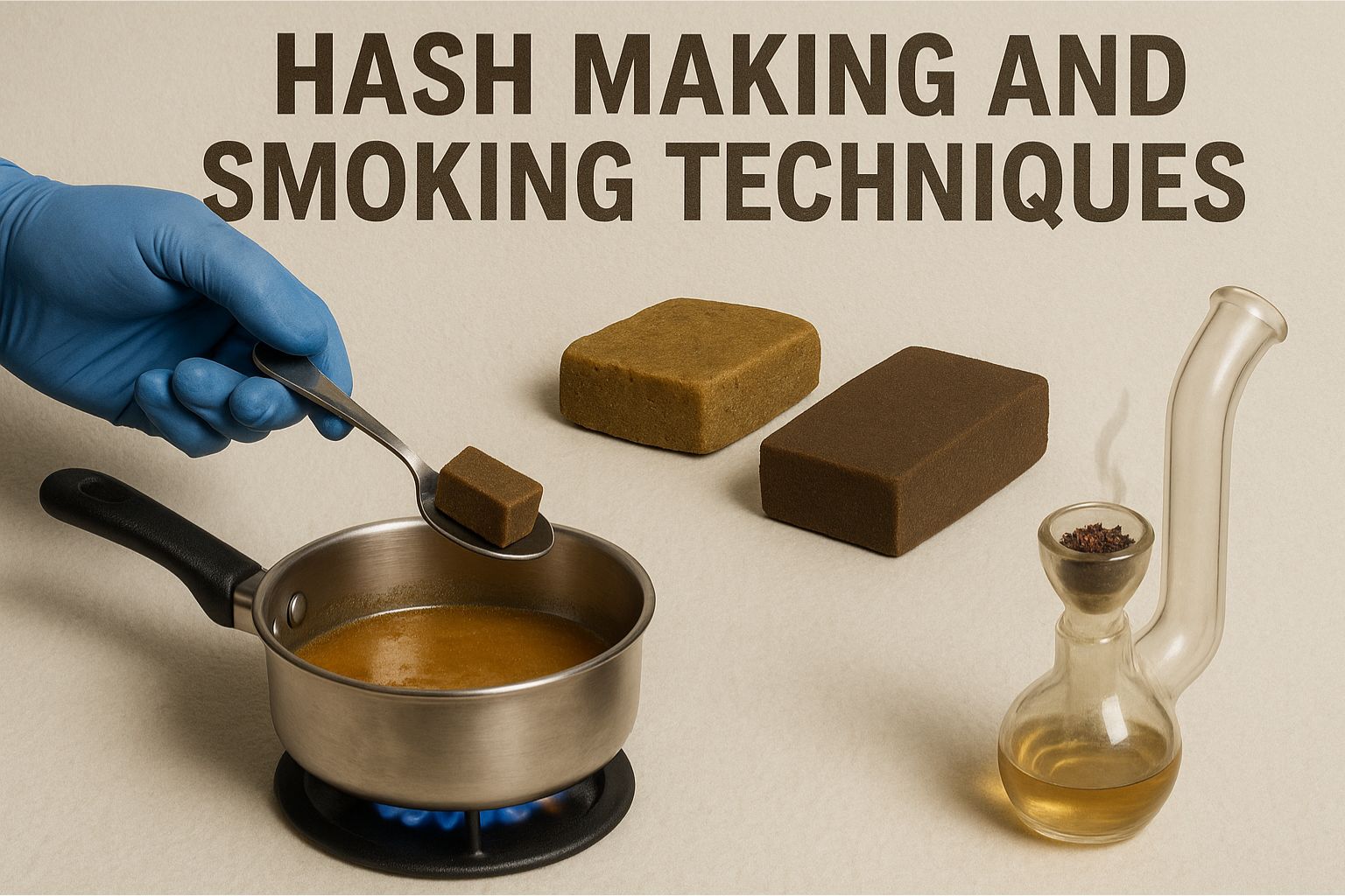 hash making and smoking techniques