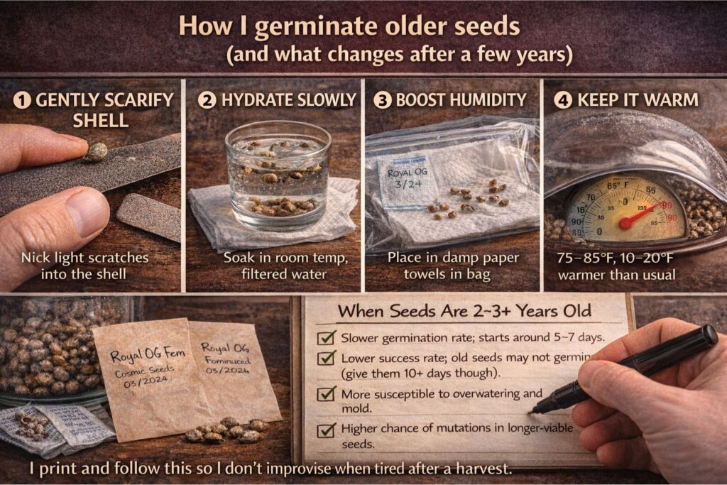 warming seeds before germination