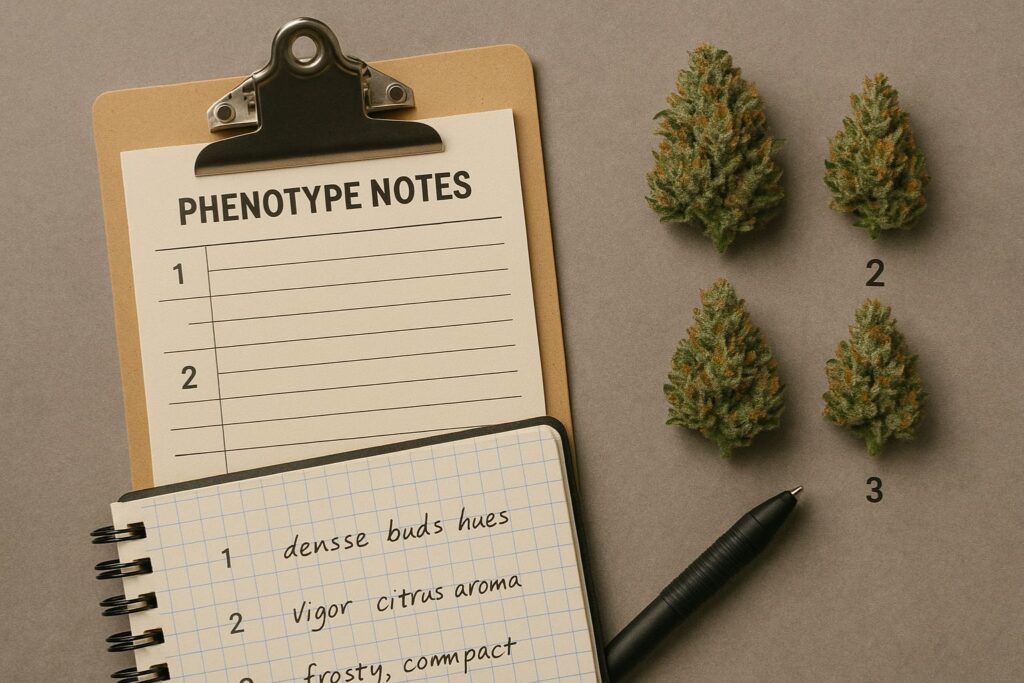 resin trait scoring during flower