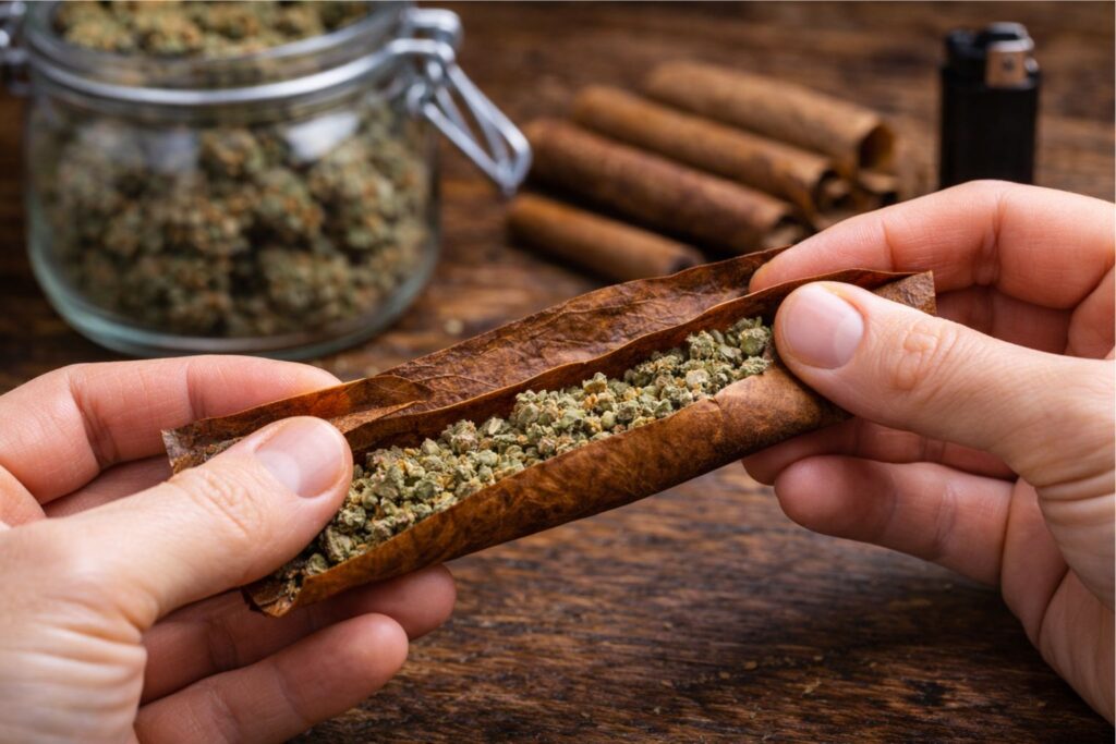 how to roll a loose leaf blunt